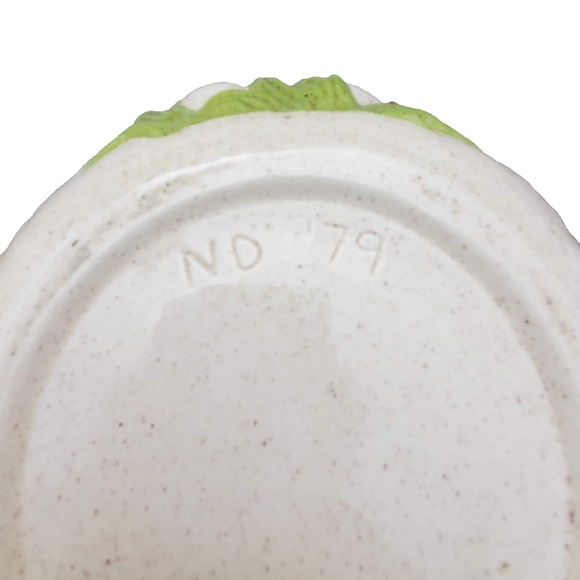 Vintage 70s Mushroom Hand Painted Ceramic Jar Set - Picture 7 of 7